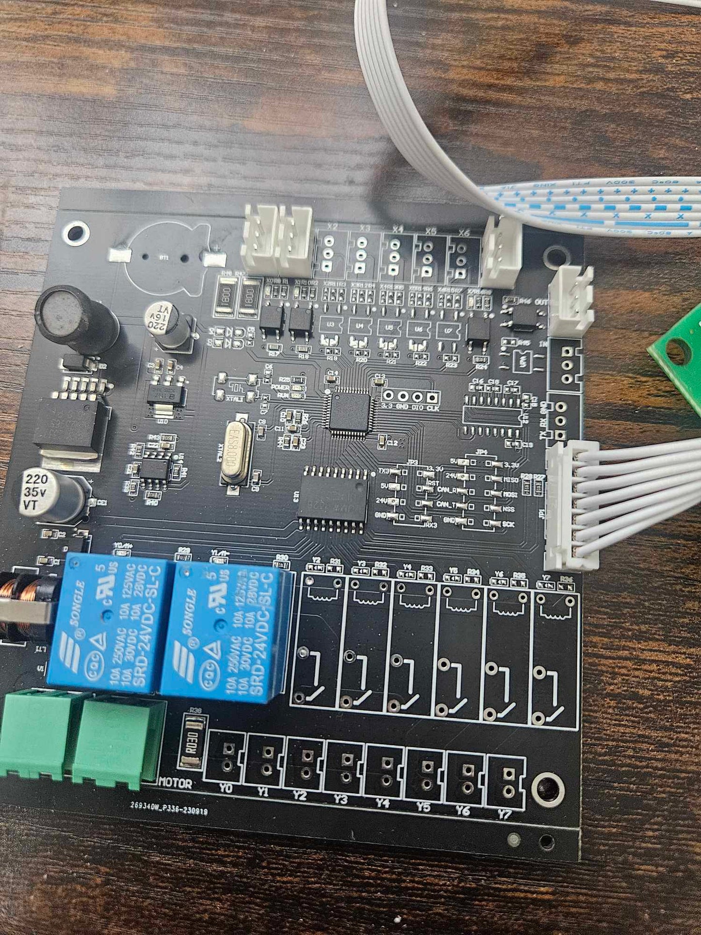 Button control board interface for uv Printers