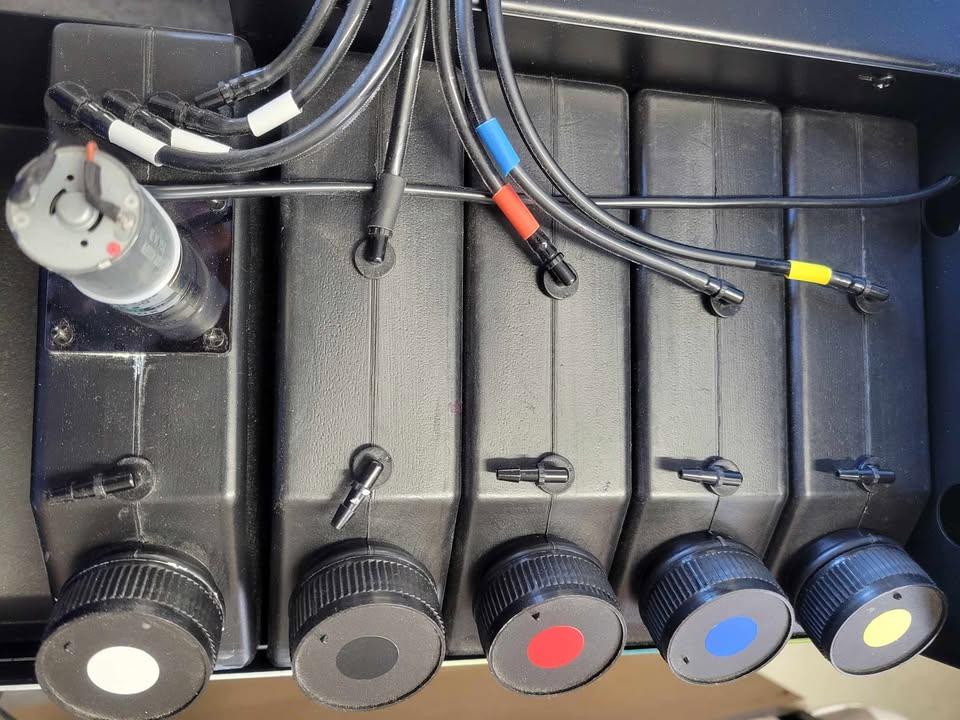 Pack of 6 - 90 Degrees Right Angle Cap Connector for 1/8" Plastic Hose (Fits UV Ciss Hose Tubing and Jugs)