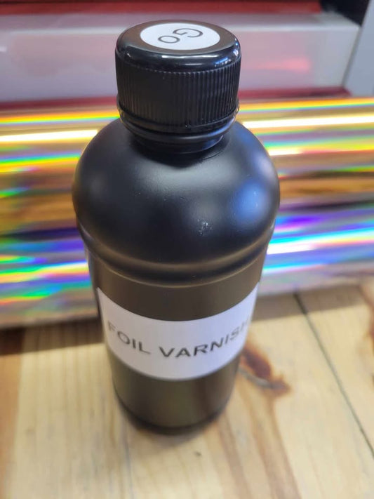Hot Foil Varnish Gloss for Gold and Silver Film Foil for Epson Heads 500ML Clear - Imagic Ink