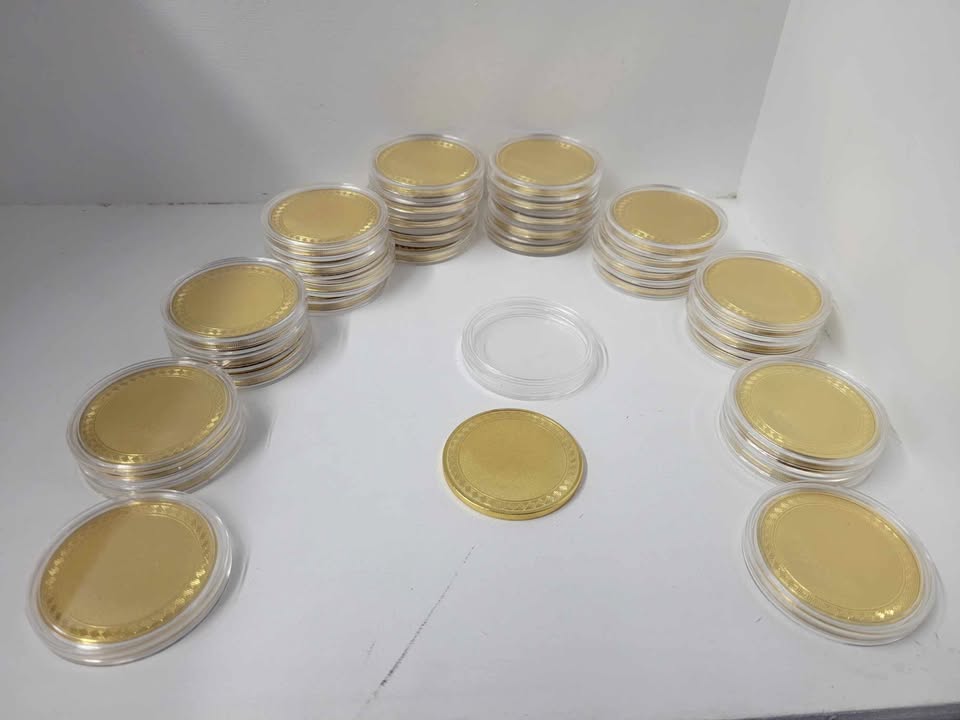 Metal Coins! UV Printable Metal coins!