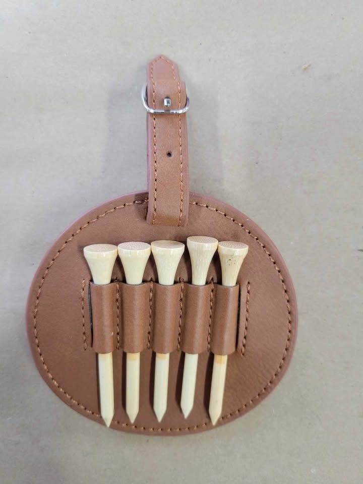 Golf Tee Holder, 2 Pack Golf Tees Carry Pouch Bag Saddle