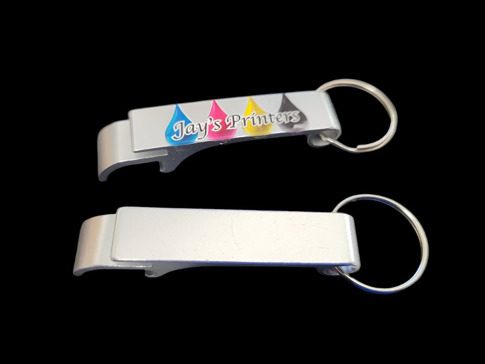 UV Printable Metal Bottle Openers Keychains