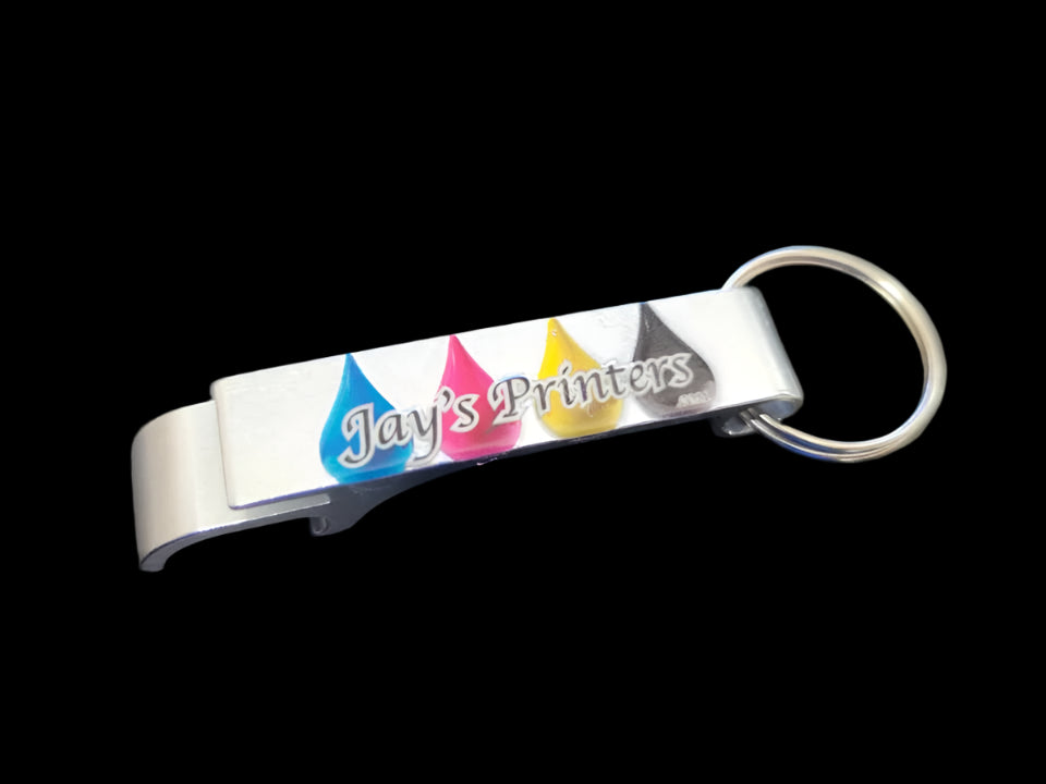 UV Printable Metal Bottle Openers Keychains