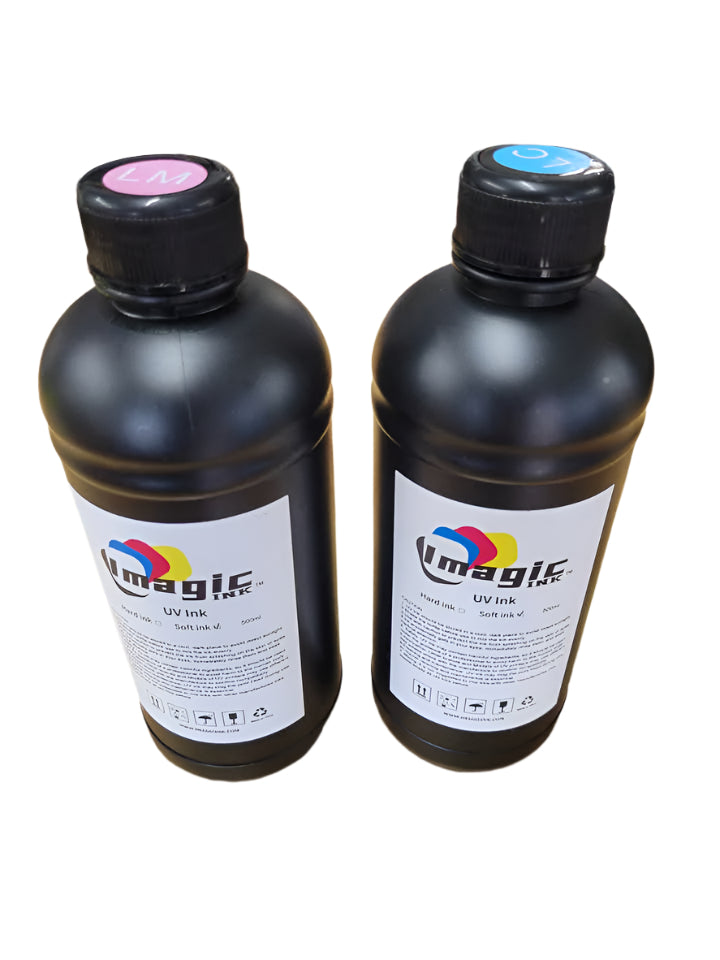 Light Cyan and Light Magenta HARD UV Printer Ink by Imagic Ink