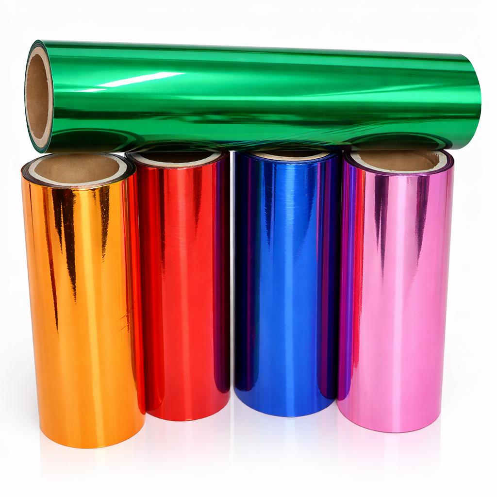 Ornithopter msp foil 部分光沢 Colored Foil film for UVDTF 32cmx120 meters 3in diameter - Red