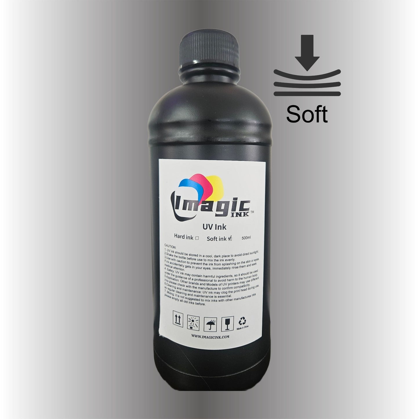 Soft UV Printer Ink for Epson Heads 500ML