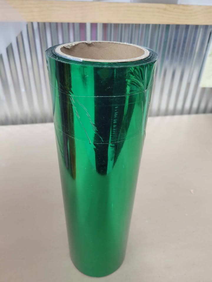 Colored Foil film for UV/DTF 32cmx120 meters 3in diameter - Red, Orange, Copper, Green, Pink Rose, Blue, Green by Imagic