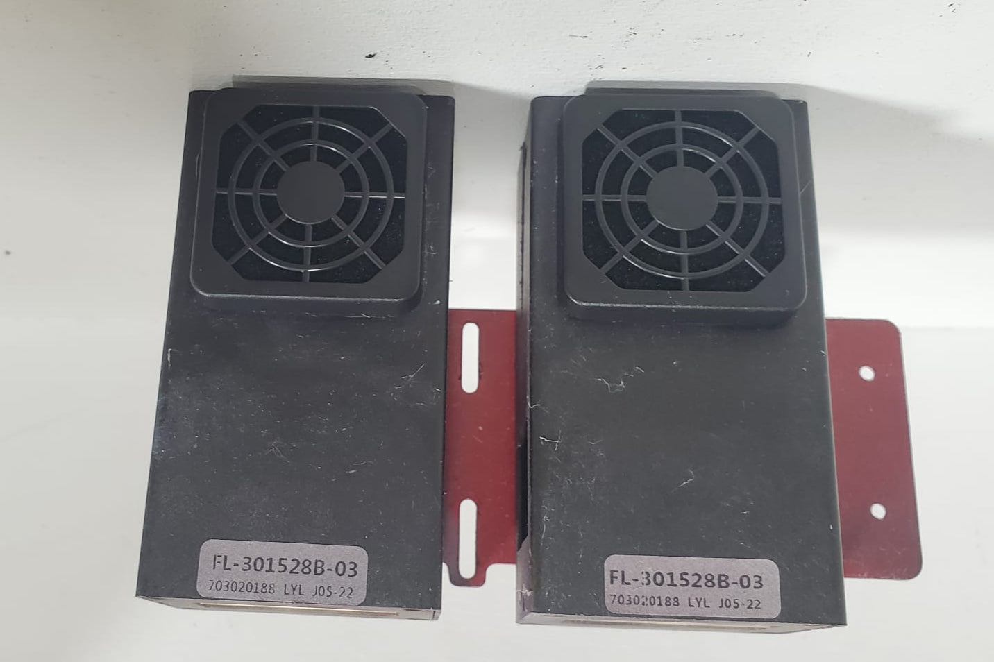 Pair of 100W UV LED Air Cooled Lamp / Light for UV Printers (USED)
