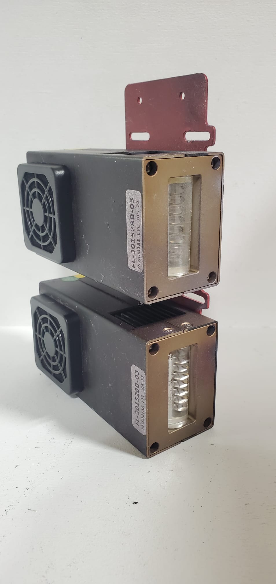 Pair of 100W UV LED Air Cooled Lamp / Light for UV Printers (USED)