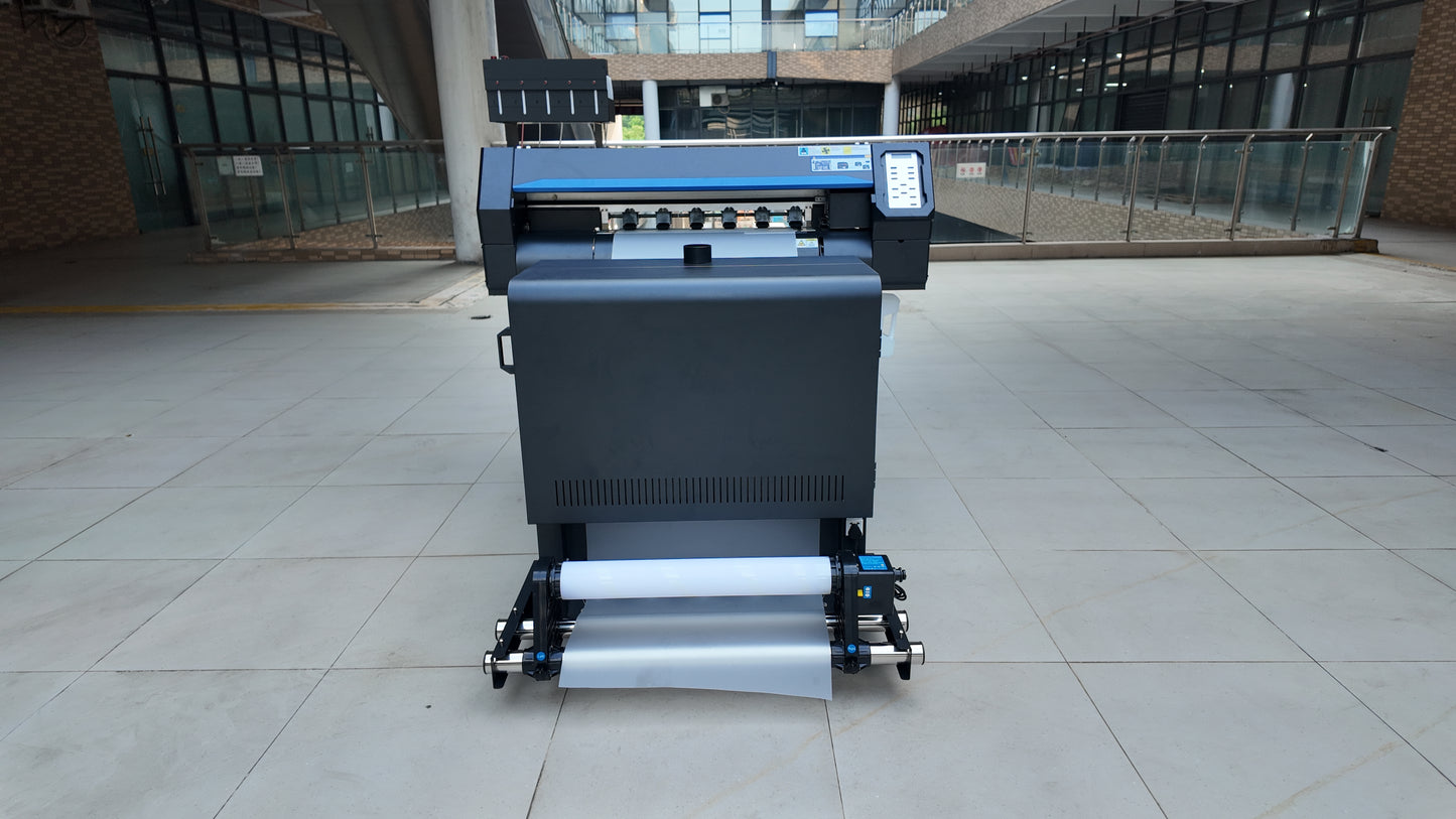 In Stock! J24 a 24 inch DTF Printer with Shaker Oven two I1600 printheads Starter Pack