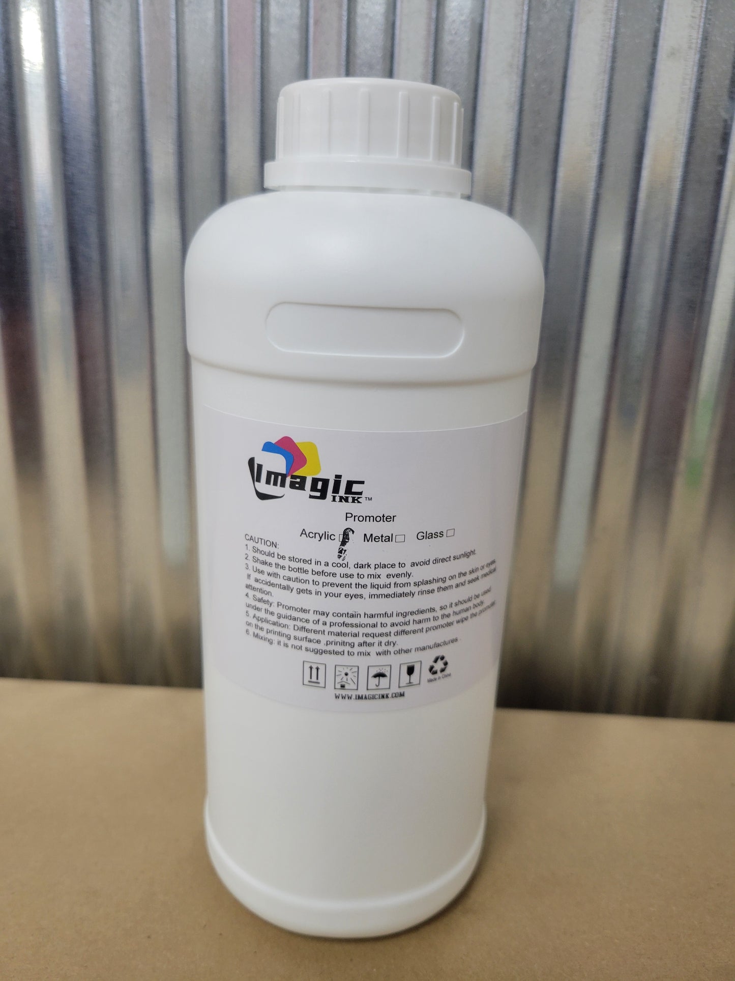 Adhesion Promotor Metal , Glass , Acrylic, Ceramic 1000ML bottles - Imagic Ink