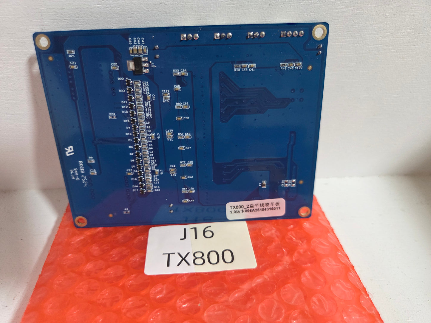 J16 TX800 Board - 096A25104316011 - 2.0 Printhead board headboard