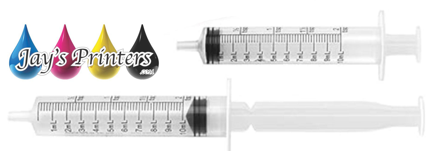10ML Syringes Needed for Servicing and Cleaning Your Printer
