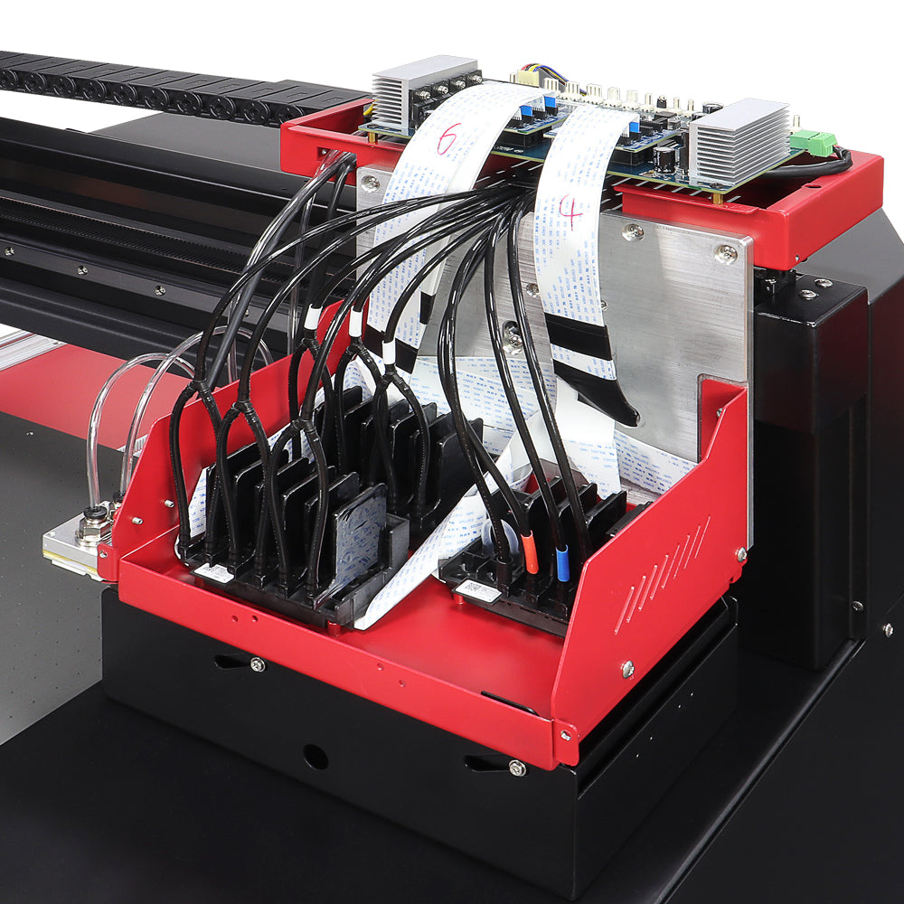 RF-6090GY UV 3 head flatbed Refine Color from Jay's printers 600x900MM 6090 flatbed printer