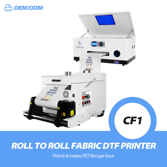 Commercial DTF RF-CF1 printer roll to roll with Shaker by Refine color