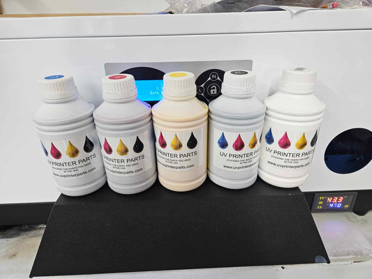 ink for dtf textile tee shirt Printer for Epson xp600 dx5 dx6 all colors cmyk white 500ml bottle