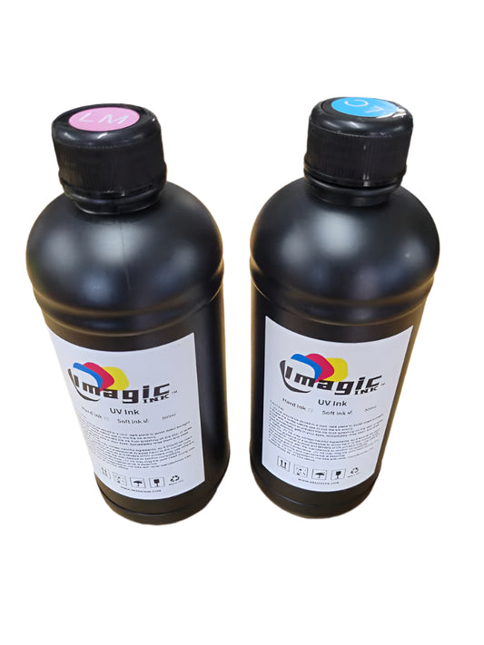 Light Cyan and Light Magenta HARD UV Printer Ink by Imagic Ink