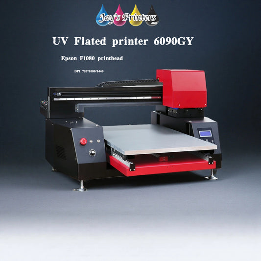Pre-Order 6090GY UV 3 head flatbed from Jay's printers 600x900MM 6090 flatbed printer
