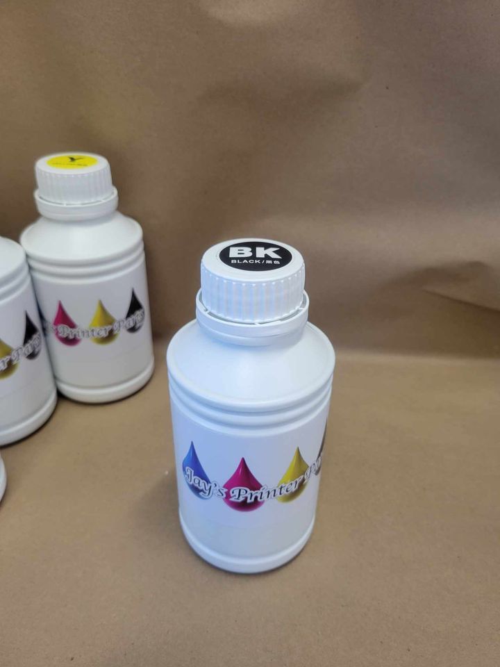 DTG ink 500ml bottles CMYK Direct to Garment Ink