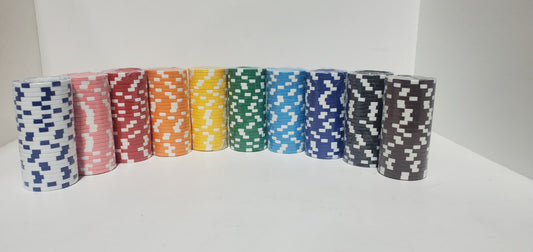 Blank UV Printable Poker Chip Discs - Pack of 20 - Plastic