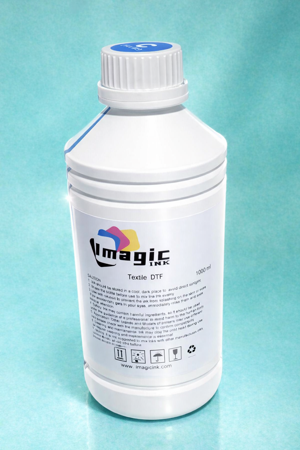 Imagic DTF Ink for DTF Textile T-shirt Printer for Epson xp600 dx5 dx6 all colors CMYK + White 1000ml Bottle 1L Bottles