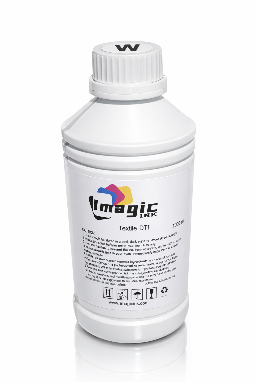 Imagic DTF Ink for DTF Textile T-shirt Printer for Epson xp600 dx5 dx6 all colors CMYK + White 1000ml Bottle 1L Bottles