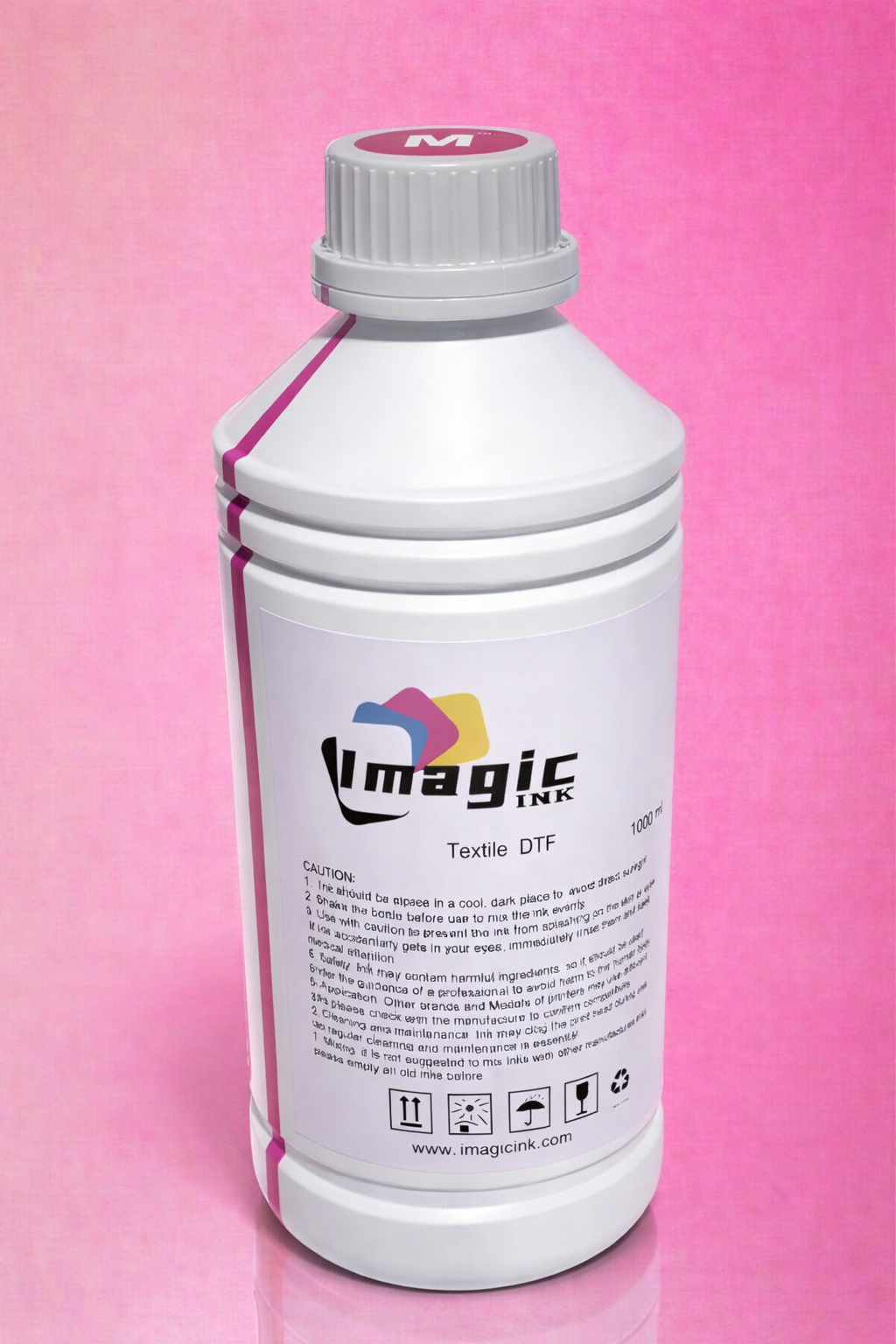 Imagic DTF Ink for DTF Textile T-shirt Printer for Epson xp600 dx5 dx6 all colors CMYK + White 1000ml Bottle 1L Bottles