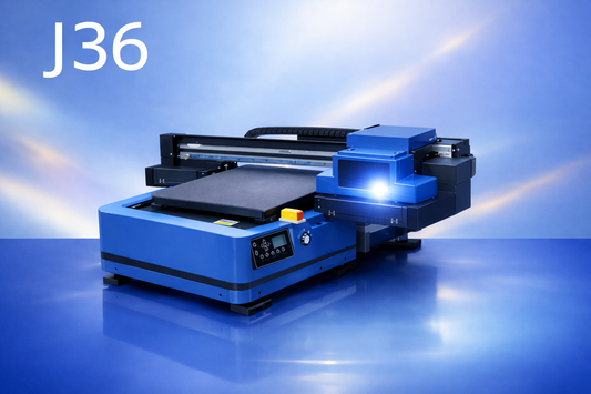 In-Stock J36 24x36 inch Signature UV 3 head xp600 from Jay's printers flatbed printer
