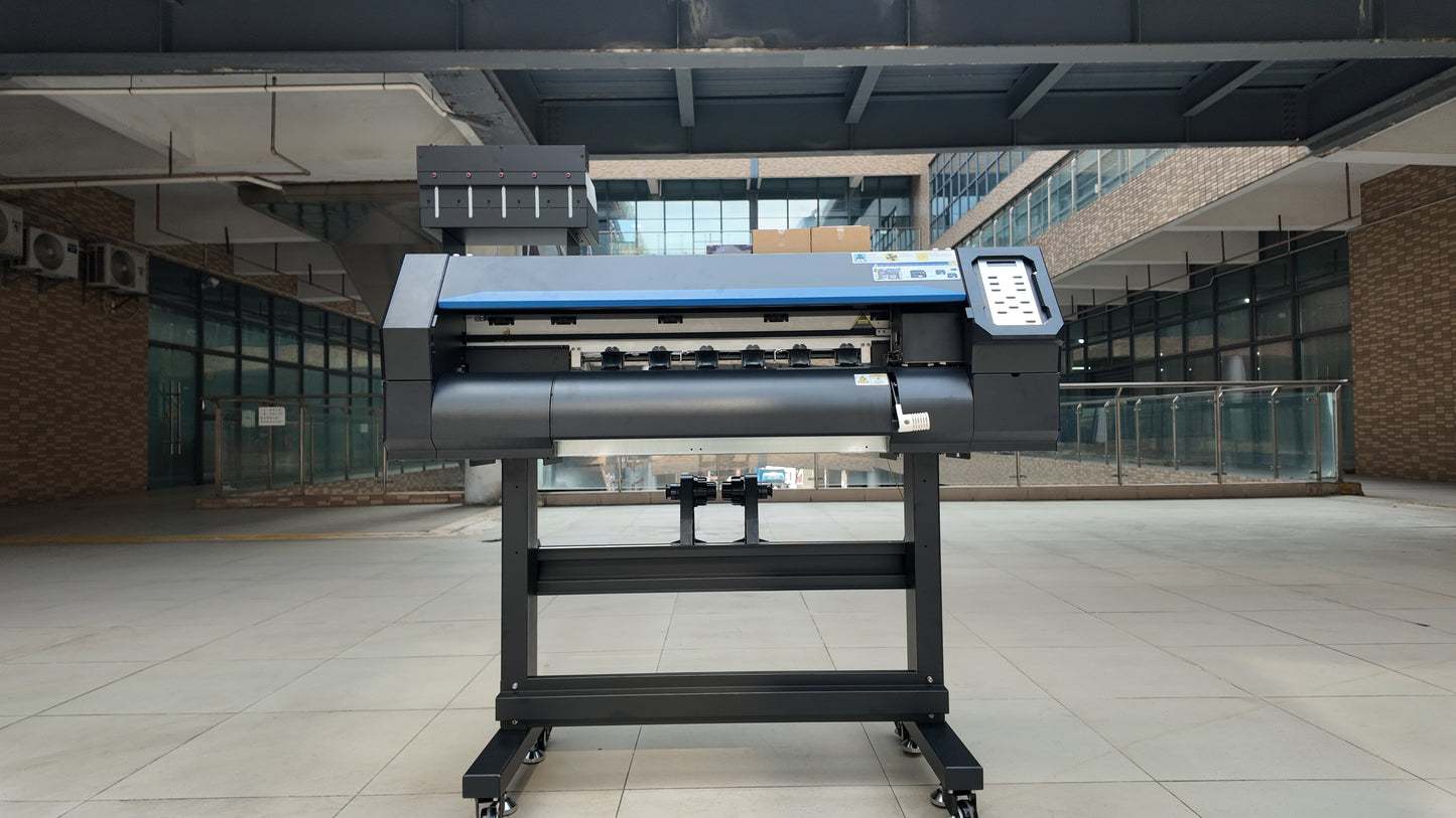 In Stock! J24 a 24 inch DTF Printer with Shaker Oven two I1600 printheads Starter Pack