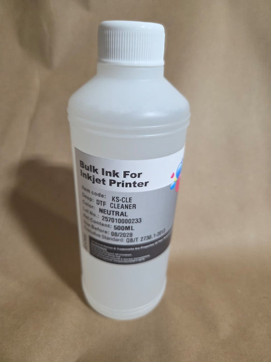 DTF DTG Cleaning Liquid 500ml (normal cleaner) - DTF DTG Cleaner