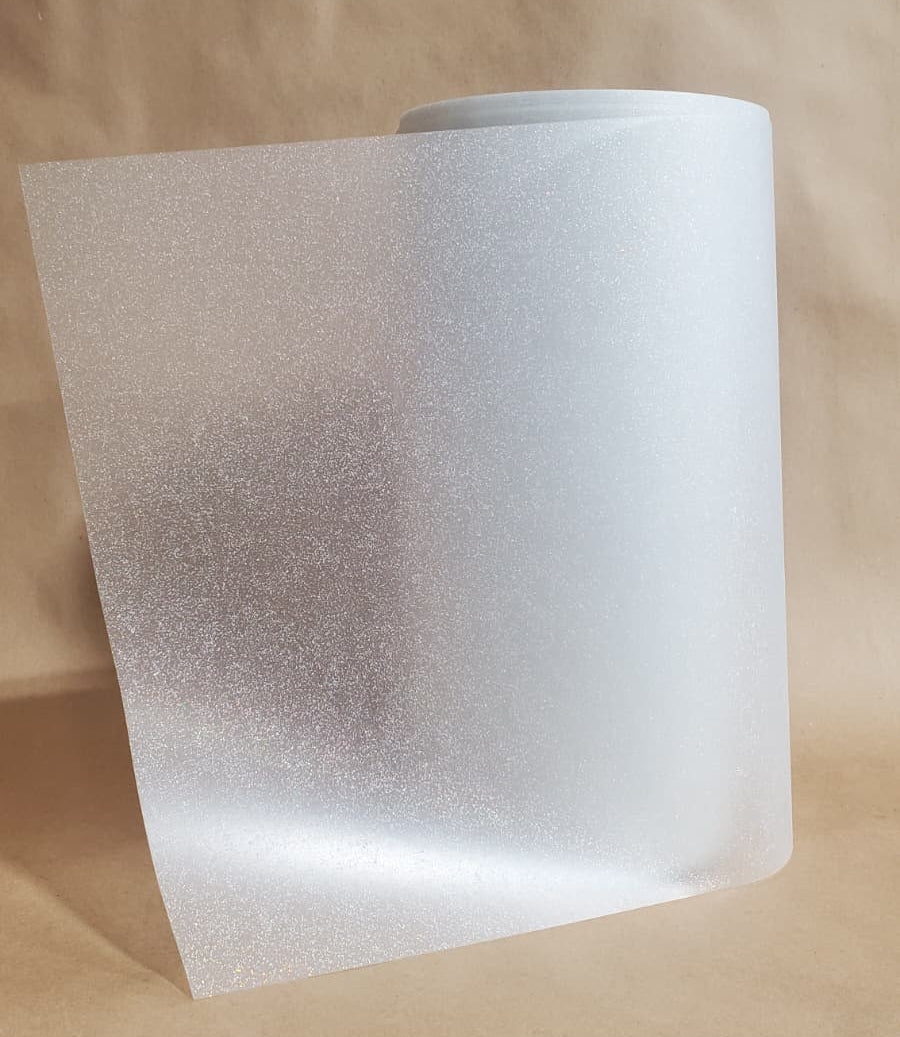 Glittery DTF Pet Roll Film Glitter Film widths  328 Ft Long