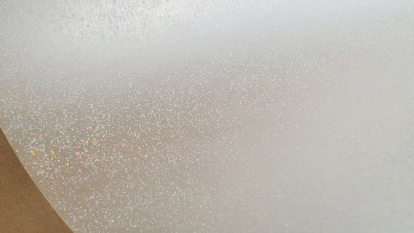 Glittery DTF Pet Roll Film Glitter Film widths  328 Ft Long