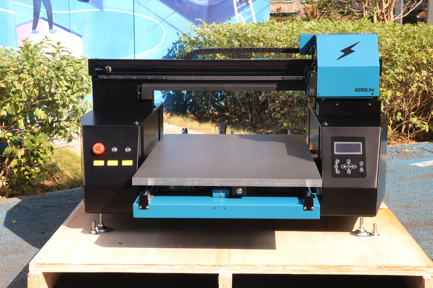 In-Stock 6090Lite UV 3 head flatbed from Jay's printers 600x900MM 6090 flatbed printer