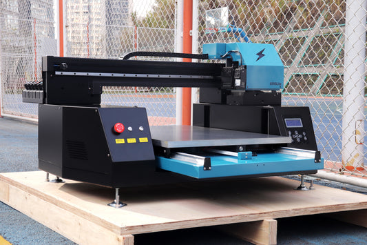 In-Stock 6090Lite UV 3 head flatbed from Jay's printers 600x900MM 6090 flatbed printer