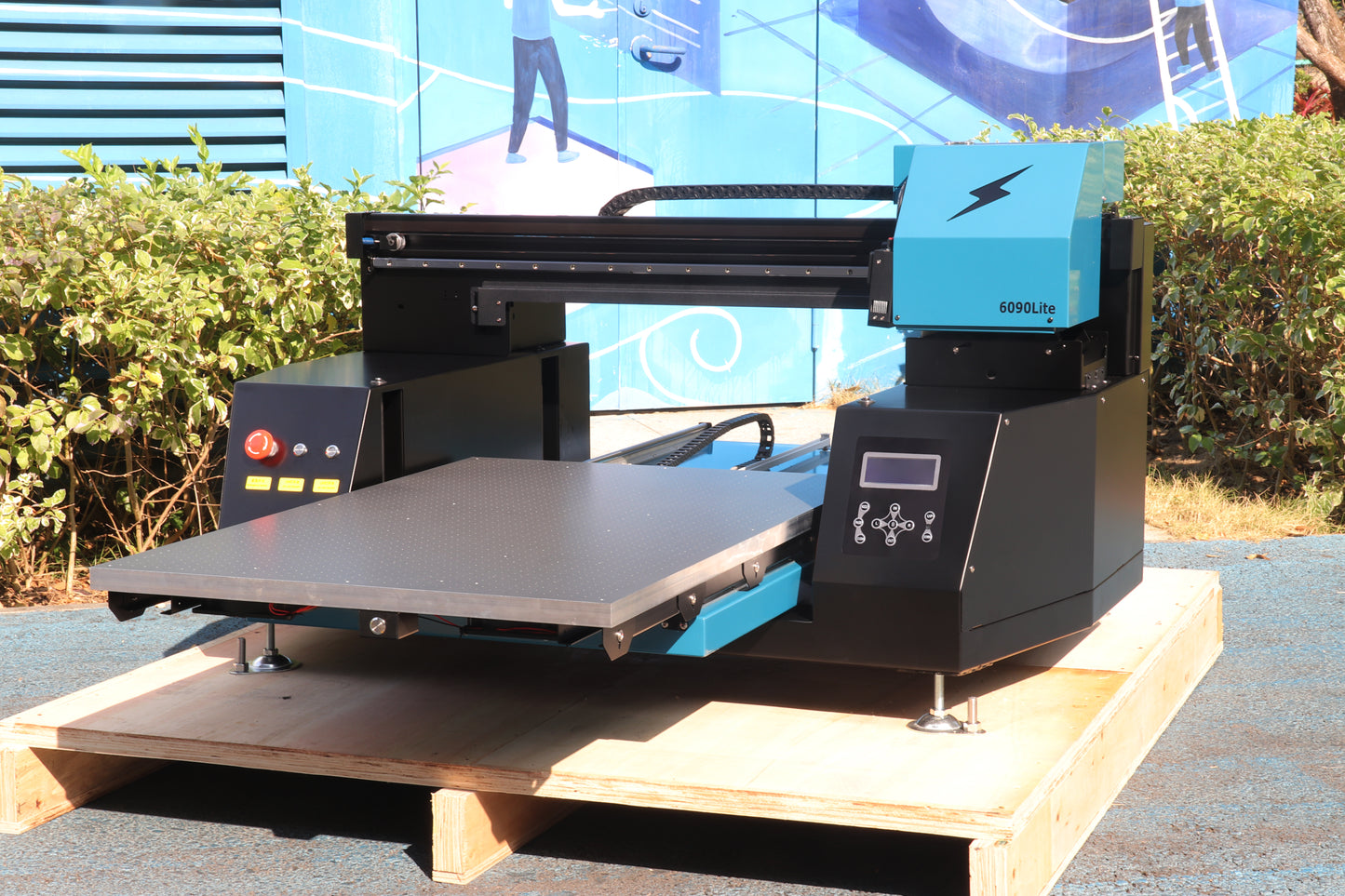 In-Stock 6090Lite UV 3 head flatbed from Jay's printers 600x900MM 6090 flatbed printer