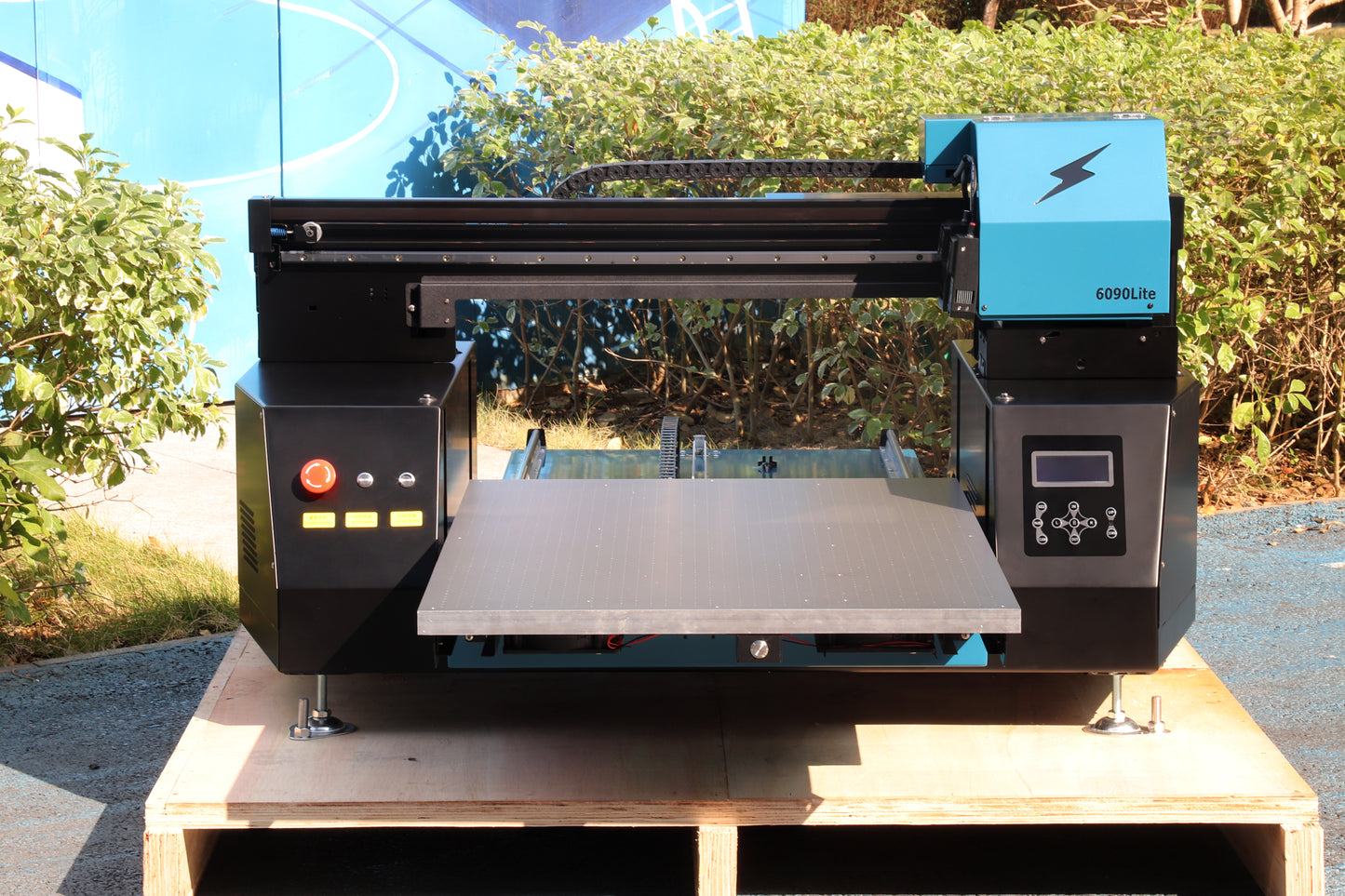 In-Stock 6090Lite UV 3 head flatbed from Jay's printers 600x900MM 6090 flatbed printer