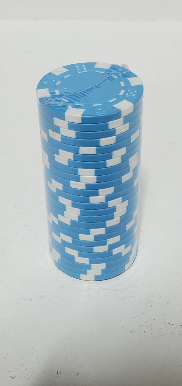 Blank UV Printable Poker Chip Discs - Pack of 20 - Plastic