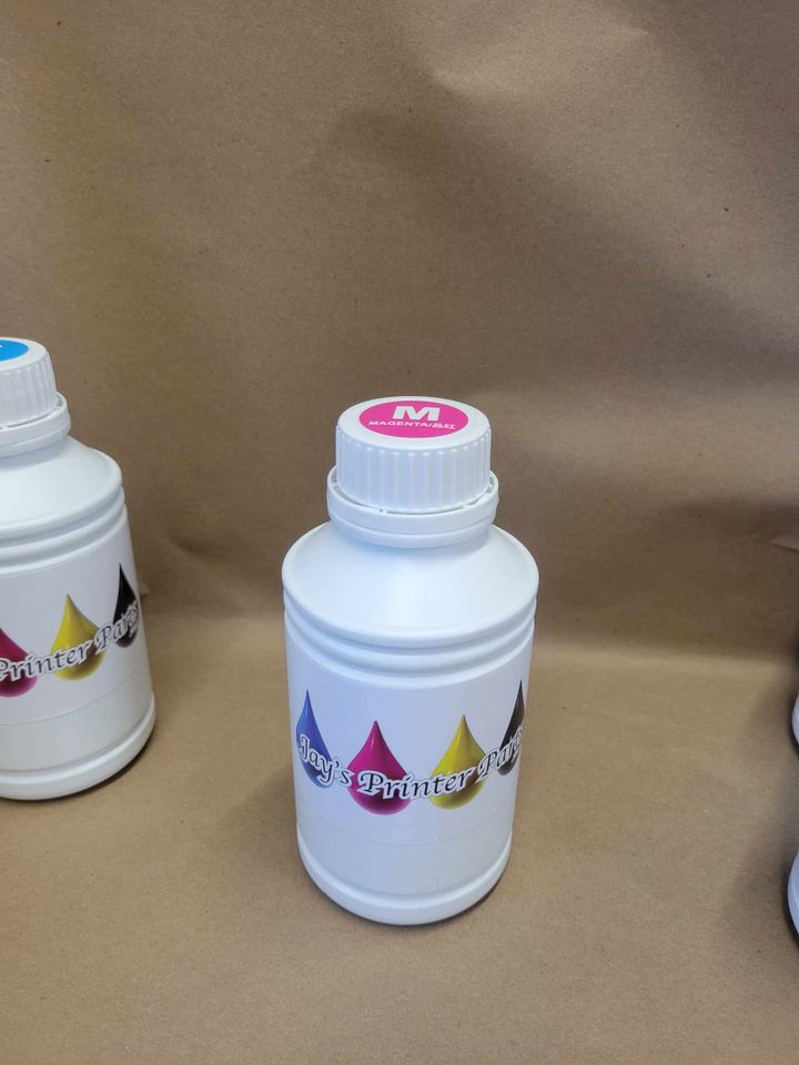 DTG ink 500ml bottles CMYK Direct to Garment Ink