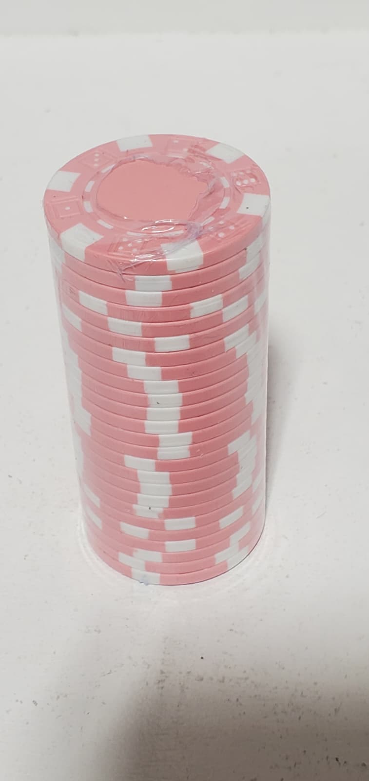 Blank UV Printable Poker Chip Discs - Pack of 20 - Plastic