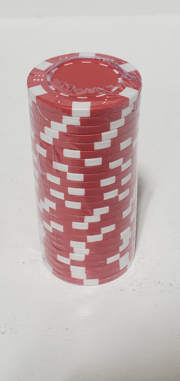 Blank UV Printable Poker Chip Discs - Pack of 20 - Plastic