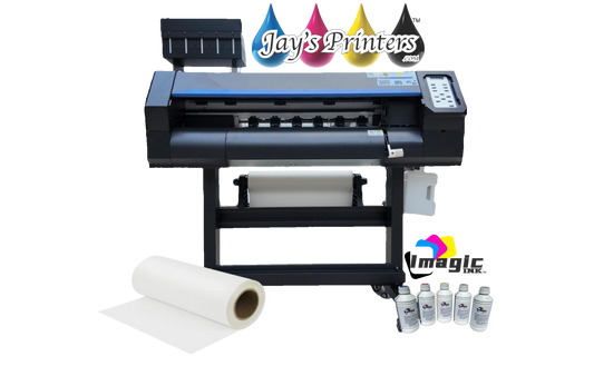In Stock! J24 a 24 inch DTF Printer with Shaker Oven two I1600 printheads Starter Pack