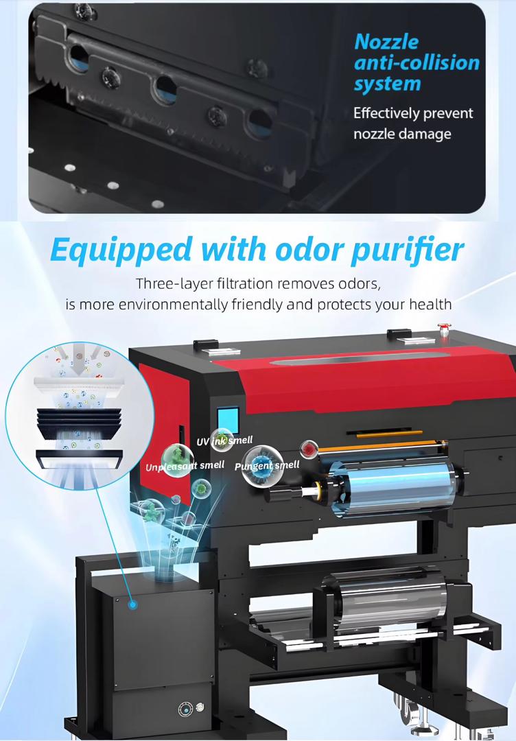 In-Stock 60CM UVDTF roll-to-roll printer! I3200 HD Printhead