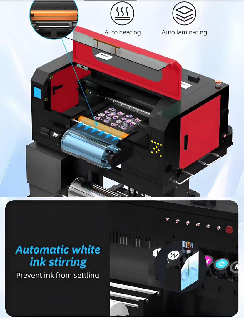 In-Stock 60CM UVDTF roll-to-roll printer! I3200 HD Printhead