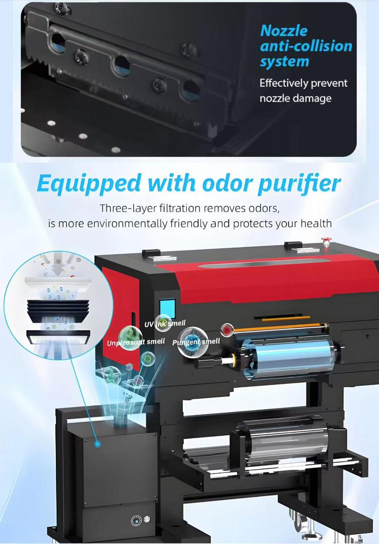 In-Stock 60CM UVDTF roll-to-roll printer! I3200 HD Printhead