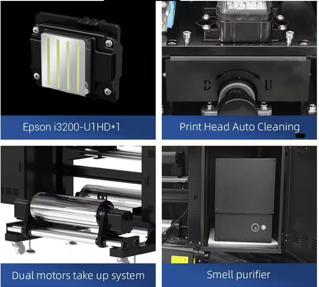 In-Stock 60CM UVDTF roll-to-roll printer! I3200 HD Printhead