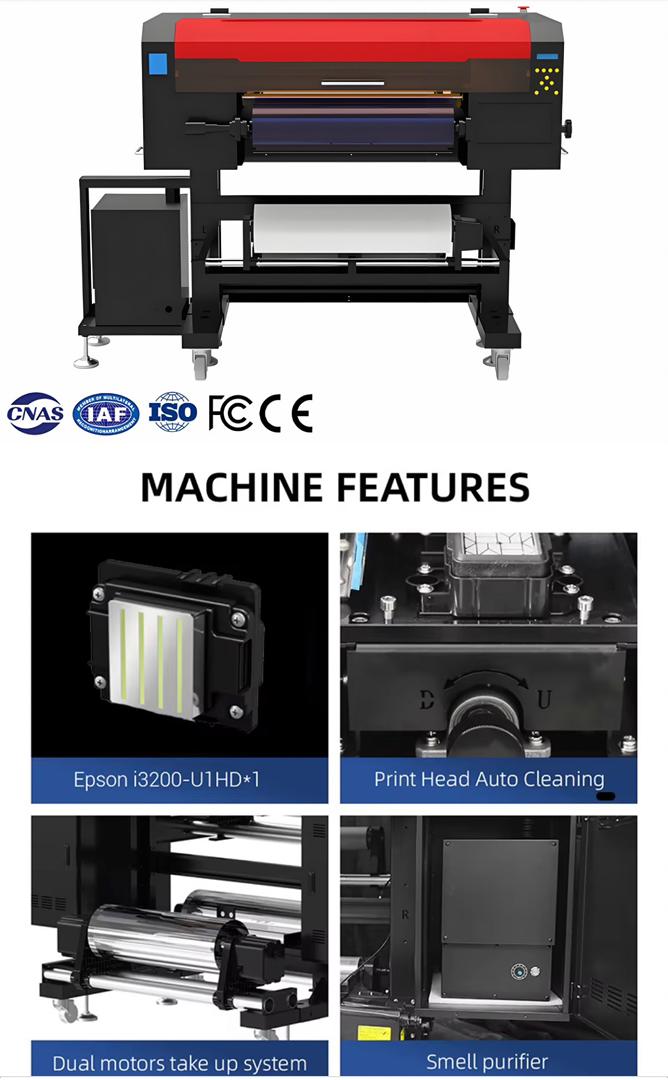 In-Stock 60CM UVDTF roll-to-roll printer! I3200 HD Printhead