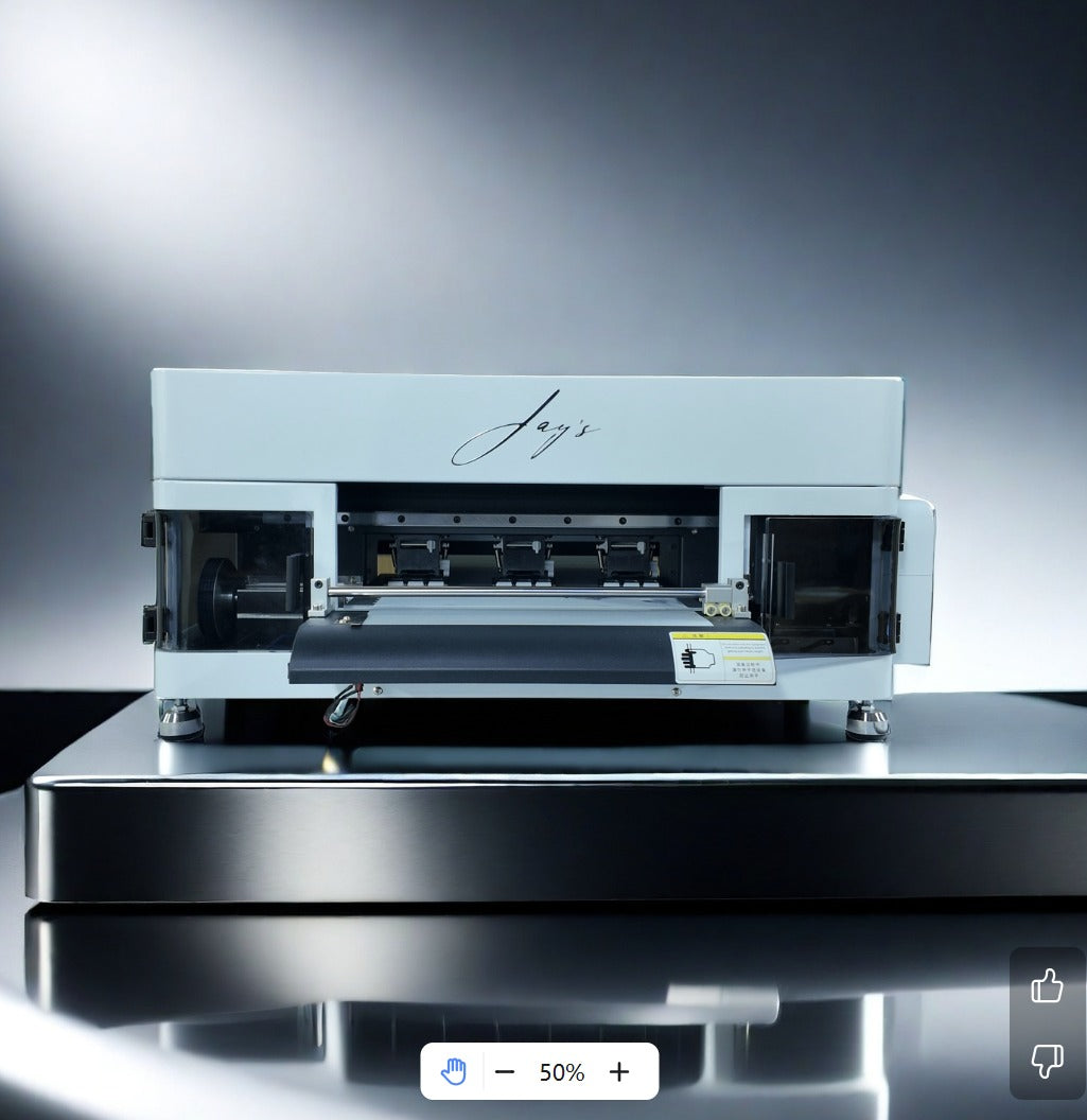 Co\ming soon Jay's J13 The Apricity a 13 inch DTF Printer with Oven xp600 printhead Starter Pack