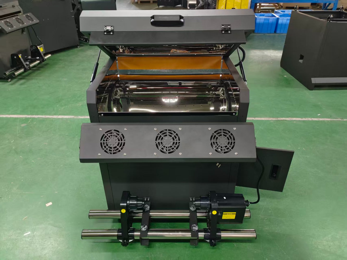 In Stock! J24 a 24 inch DTF Printer with Shaker Oven two I1600 printheads Starter Pack