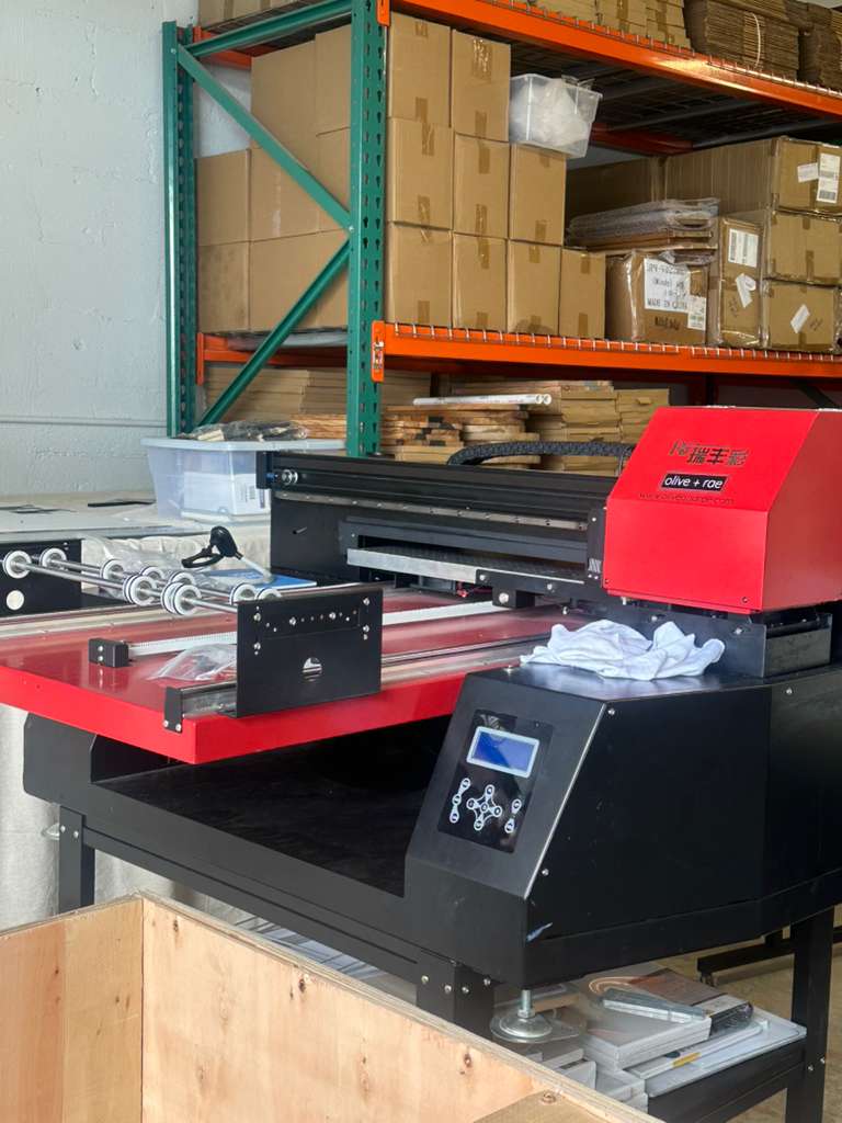 Open stock that is In-Stock 6090GY UV 3 head flatbed from Jay's printers 600x900MM 6090 flatbed printer