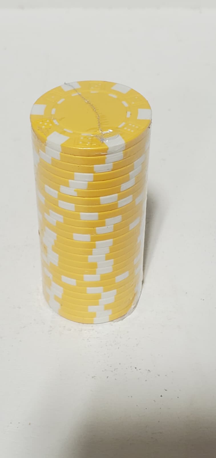 Blank UV Printable Poker Chip Discs - Pack of 20 - Plastic